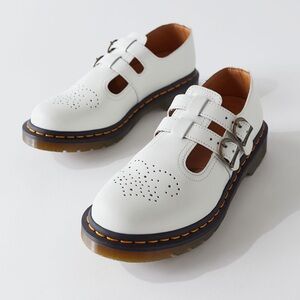 White Maryjane Dr. Martens 8065 - Smooth Leather White